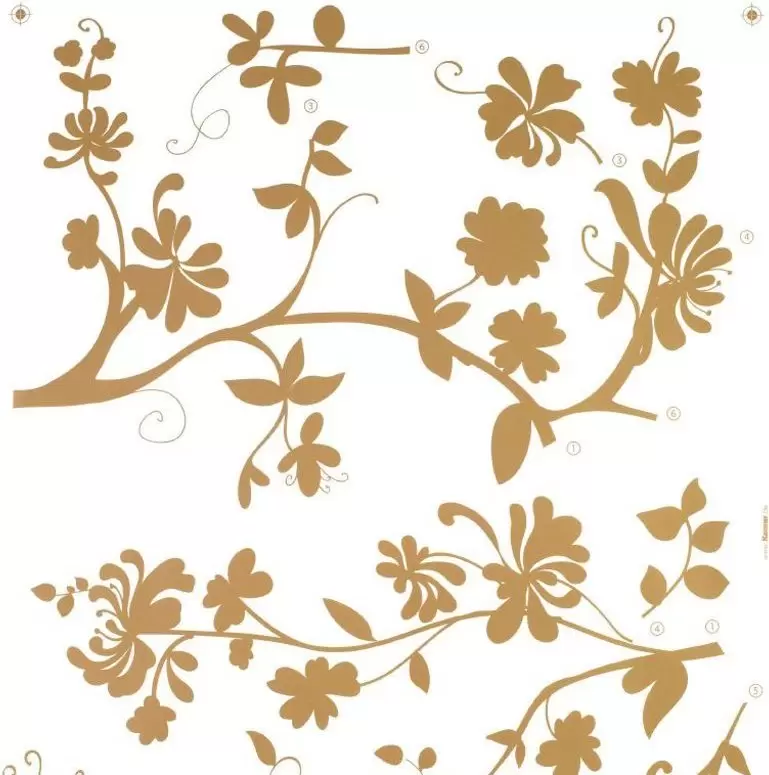Sticker floral Komar 17015