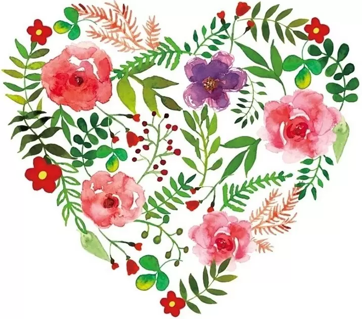Sticker geam static, inima, flori, trandafiri, 30x30cm, 978